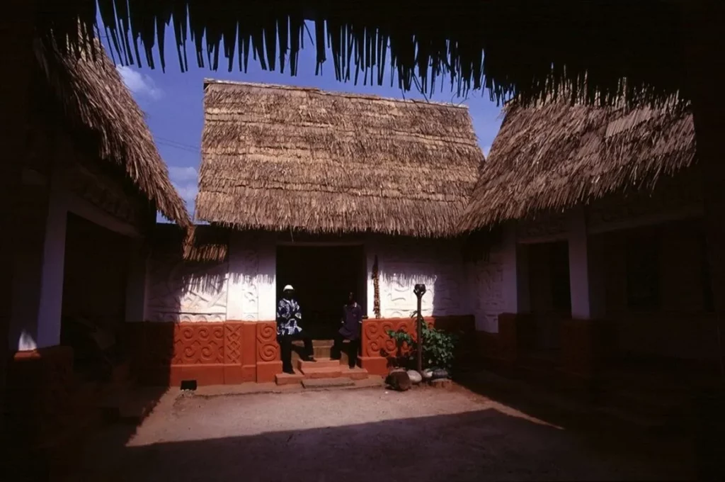 Bâtiments traditionnels ashanti, Ghana